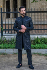 Black zic zed sherwani