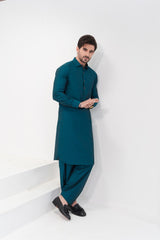 Turquoise Blue Shalwar Kameez