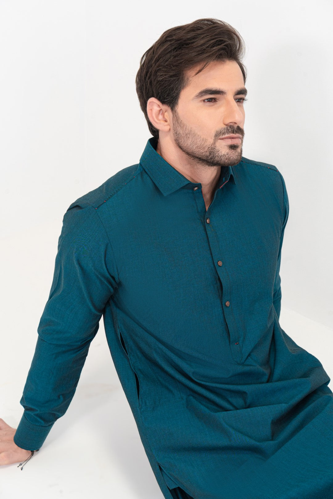 Turquoise Blue Shalwar Kameez