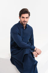 Navy blue Shalwar kameez