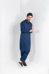 Navy blue Shalwar kameez