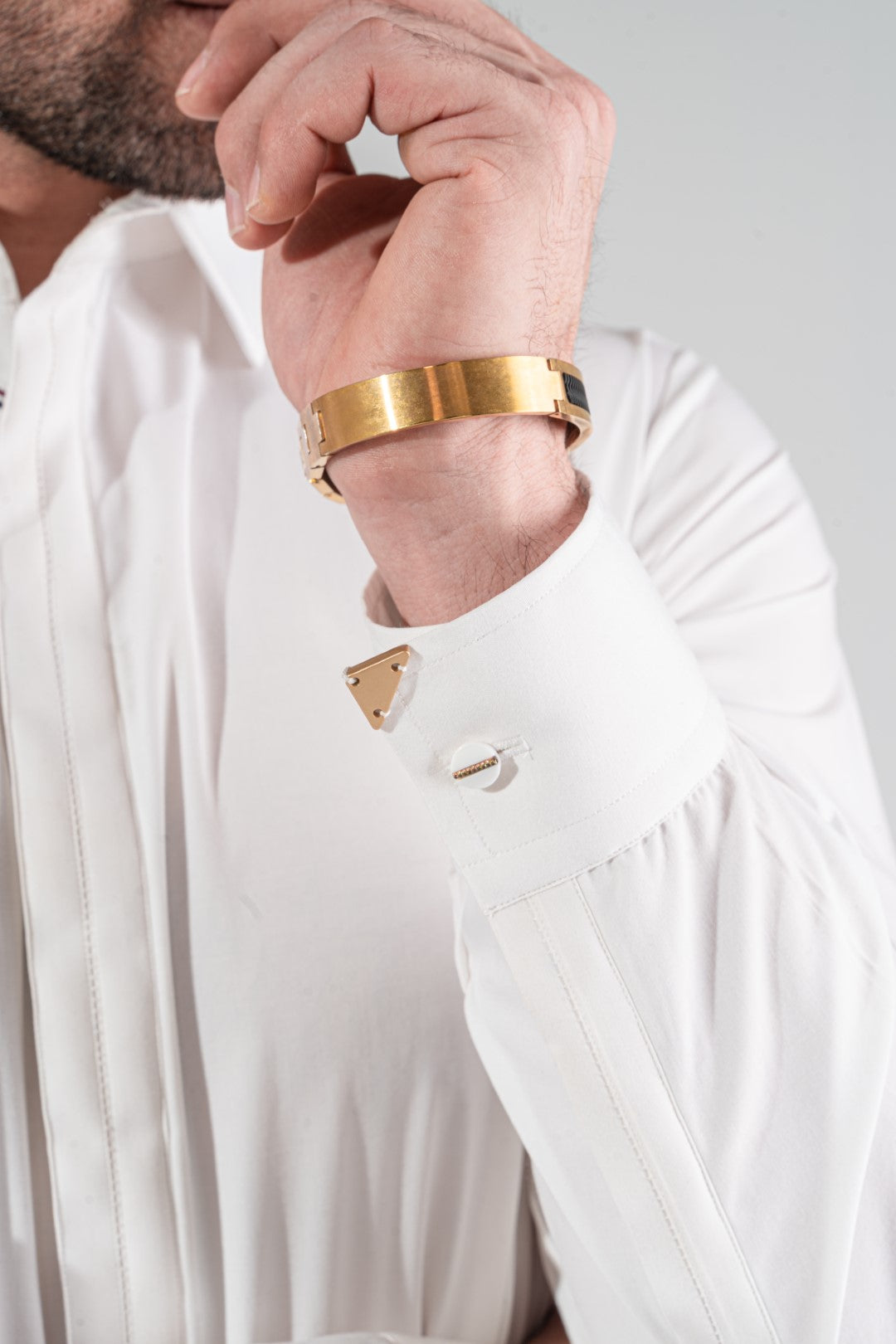 White Satin Cotton Shalwar Kameez