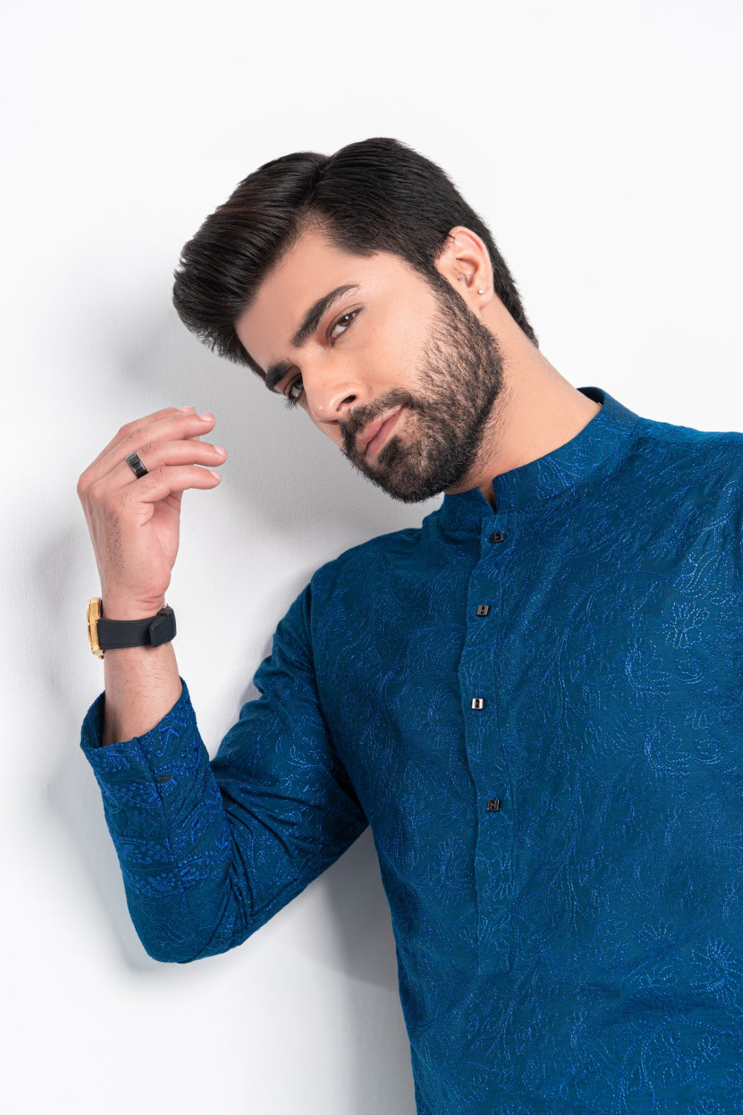 Turquoise Blue Kurta And Trouser